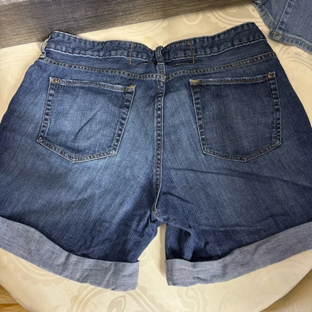 Eddie Bauer Dark Blue boyfriend Denim Shorts
